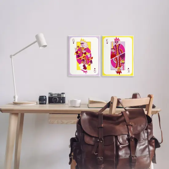 Stupell Industries King & Queen Cards Wall Plaque Design by Grace Popp {2}