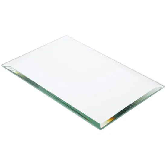 Plymor 6" x 9" Rectangle, 5mm Thick Beveled Glass Mirror {1}