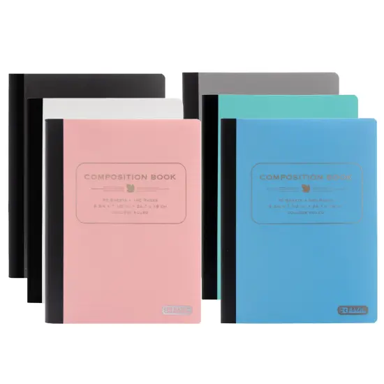 BAZIC Composition Book C/R Pastel Poly Cover 70 Ct. {1}