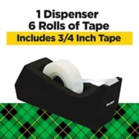 Scotch® Magic™ Tape with Dispenser 810K6C38, 3/4 in x 1000 in (19 mm x 25,4 m) 6 Pack With Dispenser {1}