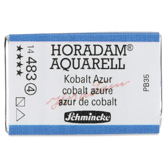 Schmincke Horadam Aquarell Watercolor - Cobalt Azure, Full Pan {1}