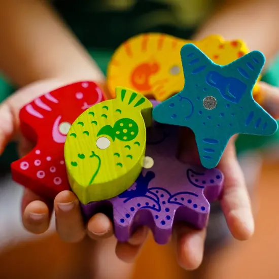 HABA My Very First Games - Here Fishy Fishy! Magnetic Fishing Game Ages 2+ Made in Germany Toddler Games, Learning Toys, Preschool Toys Multicolor {6}