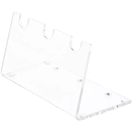 Plymor Clear Acrylic 3 Pens Display Holder, 2.5" H x 4.5" W x 2.5" D {2}