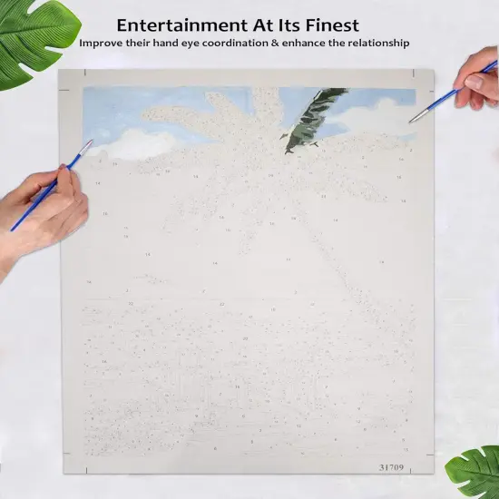 Paint by Number Landscape On Canvas Art for Beginner Adults Students Teens Painting by Numbers {3}