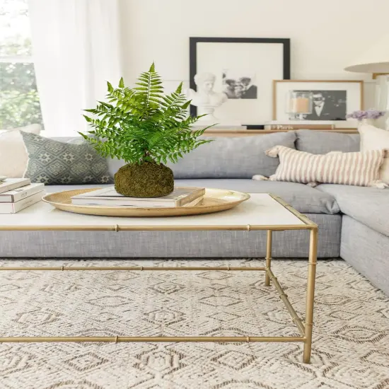 Fake Plants 18'' Tall Artificial Boston Fern Plant Realistic Faux Plants with Mossy Plant Bale, Ferns Artificial Plants Indoor Potted Plants Artificial Decor for Home Office Farmhouse Kitchen Bathroom {4}