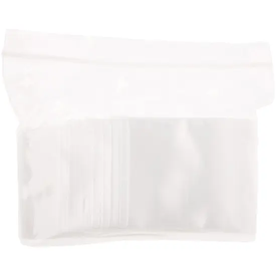 Plymor 2.5" x 2.5", 4 Mil Heavy Duty Zipper Reclosable Plastic Bags {3}