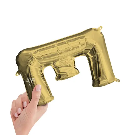 Anagram&reg; 16 Inch Letter E White Gold Air Fill Only {5}