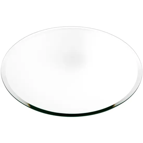 Plymor 18" Round, 5mm Thick Beveled Glass Mirror Circle {1}