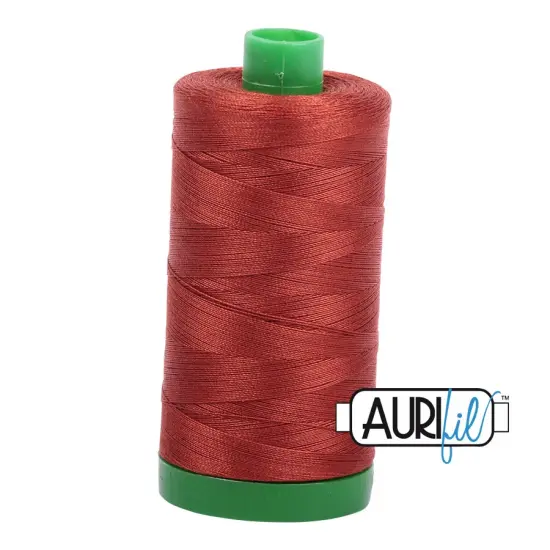 Terracotta (2385) | 40wt Large Spool (1000M / 1094Y) | Aurifil Thread {1}