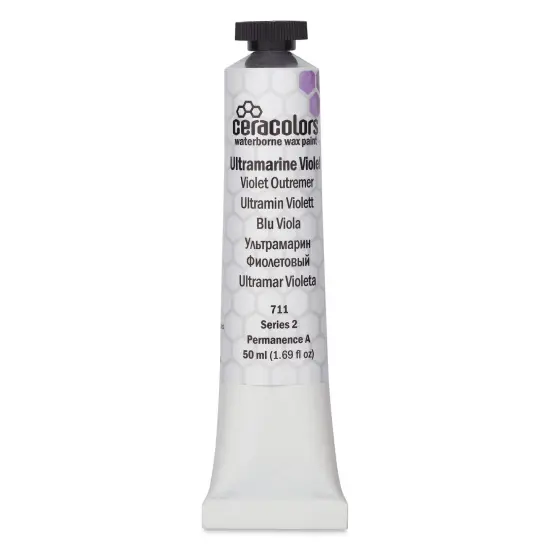 Ceracolors Waterborne Wax Paint - Ultramarine Violet, 50 ml {1}