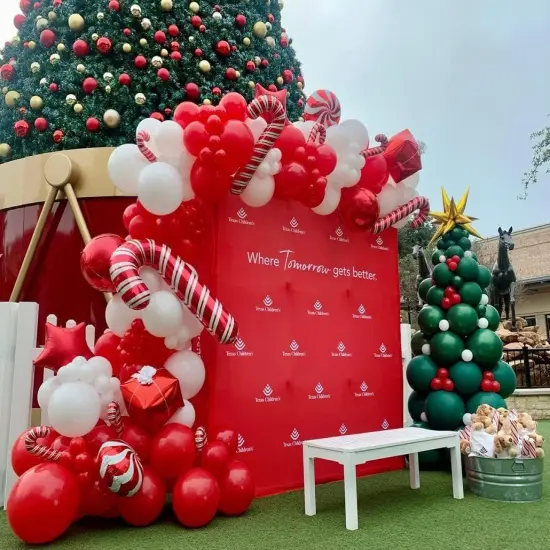 Red Balloon Garland Arch Kit - 110pcs Matte Latex Balloons in 5/10/12/18 Inch Sizes {2}