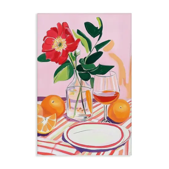 Stupell Industries Pastel Hued Table Setting Canvas Design by Andreas Magnusson {1}