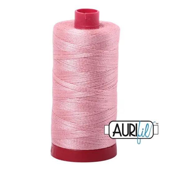Light Peony (2437) | 12wt Large Spool (325M / 356Y) | Aurifil Thread {1}