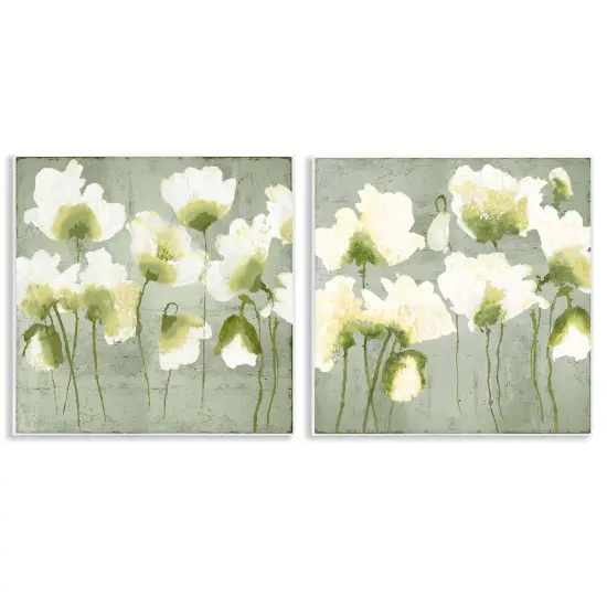 Stupell Industries Charming White Blooms 2pc Wall Plaque Set Design by Vanessa Austin {1}
