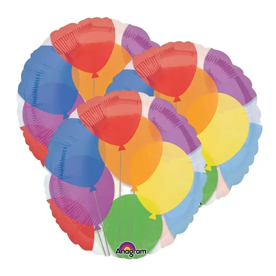 Anagram&reg; 18 Inch Round Balloons Foil Mylar Balloon {3}