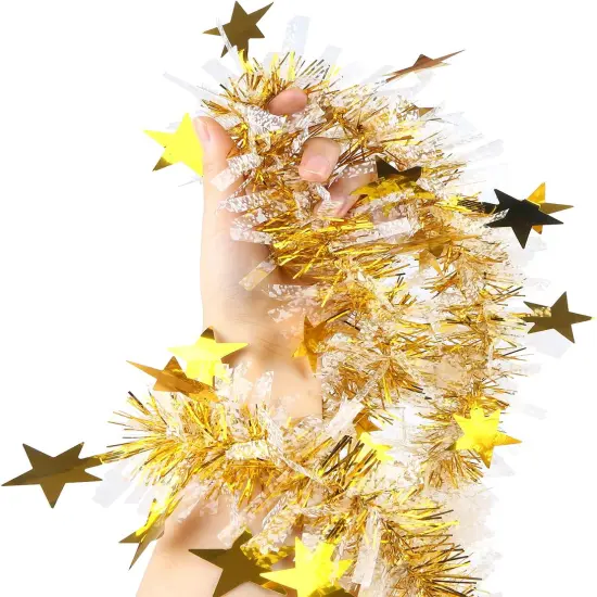 33FT Christmas Tinsel Garland Party Decorations {5}