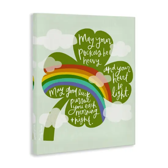Stupell Industries Uplifting Good Luck Rhyme Canvas Design by Mandy Ford Art + Illustration {3}