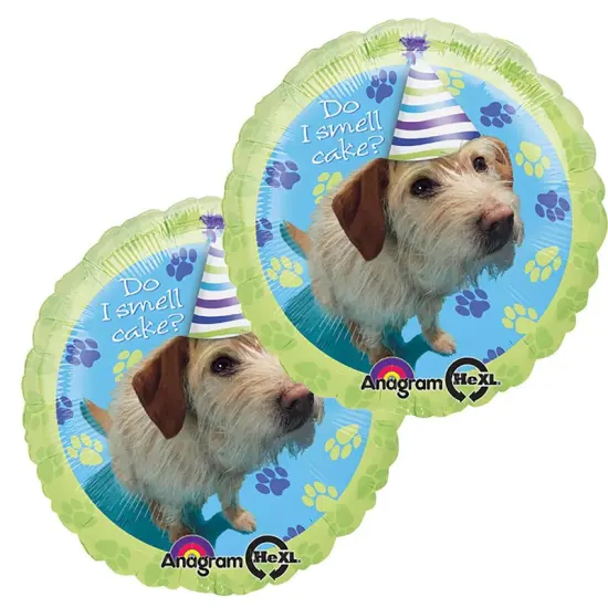 Party Pups Birthday Foil Balloon Round 18" Puppy Theme {1}