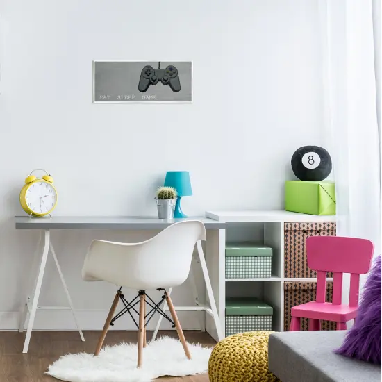 Stupell Industries Eat Sleep Game Hobby Wall Plaque Design by Kim Allen {2}