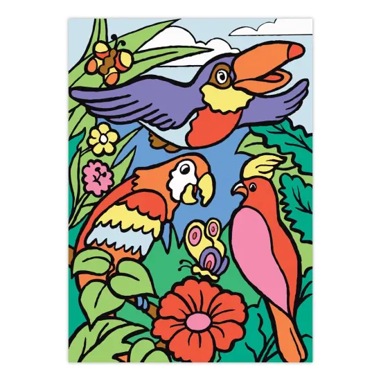 MFP7 | Painting by numbers&trade; Children's 10pc 8.75" x 11.75" Birds Painting Project {2}