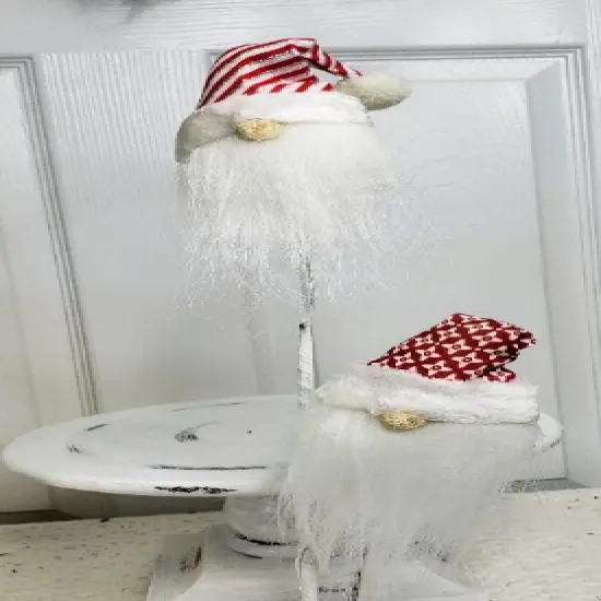 Whimsical 28"L Fabric/Foam Gnome Spray - Playful Holiday Decoration-XS9906 {2}