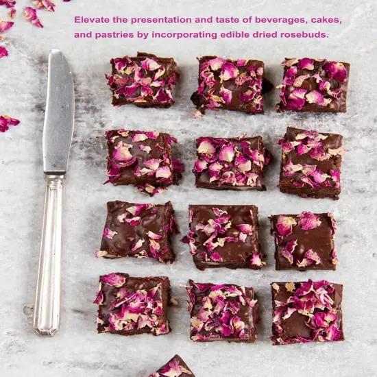 Dried Rose Petals and Rose Buds -1 Pound Food grade - Use in Tea, Baking, Making Water, essential oil, Wedding Confetti {4}