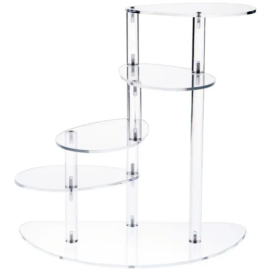 Plymor Clear Acrylic 4-Shelf Spiral Display Riser {2}