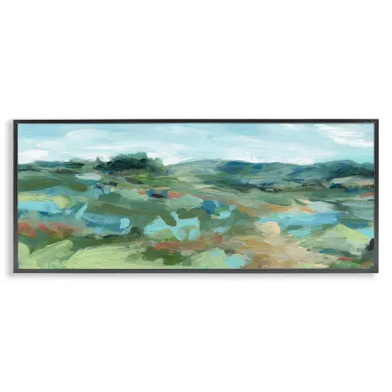 Stupell Industries Painterly Landscape Greenery Framed Giclee Design by Carol Robinson {7}