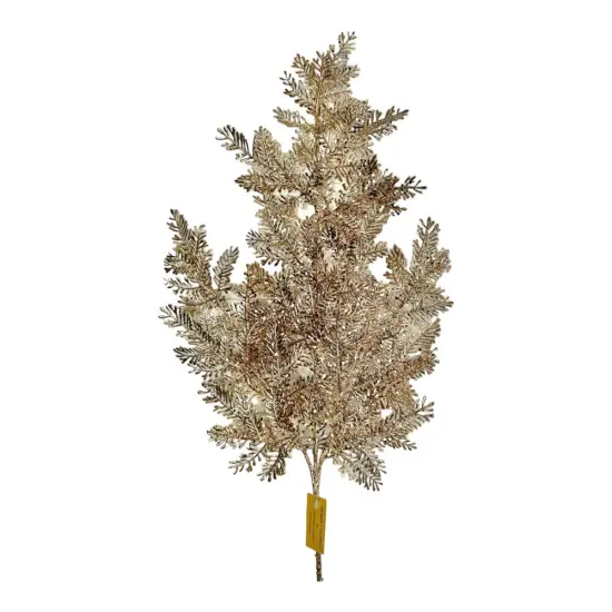 Champagne Gold Iced Balsam Spray - 28" - Ideal for Holiday Decor, Christmas Trees, Wreaths, and More-106251 {1}