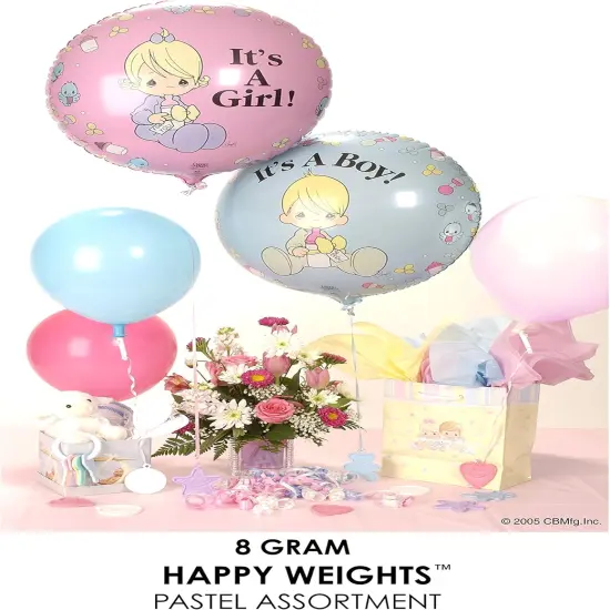 Happy Weight 8 g Balloon Weights Pastel Assortment 100 ct. {2}