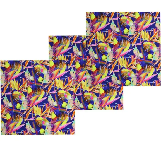 Tropical Fish Birds of Paradise Printed Spandex {6}