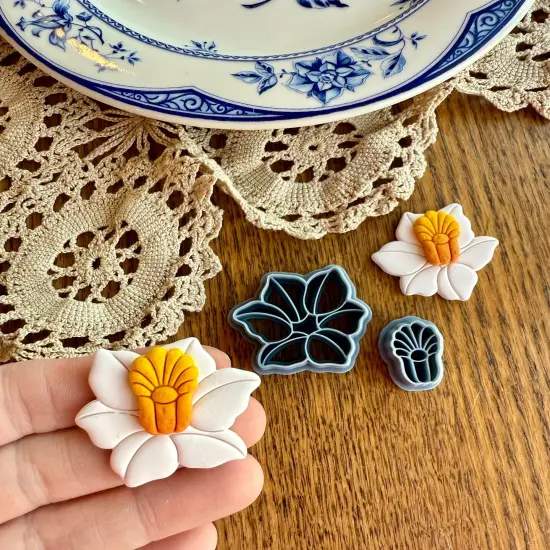 DAFFODIL BUILDER | SPRING FLORAL | CLAY CUTTER {3}