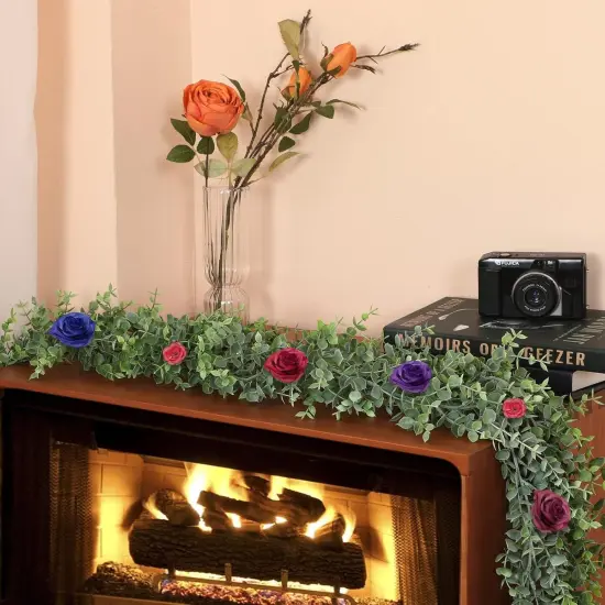 Faux Vines Decor for Bedroom Wedding Arch Wall Party Table {6}