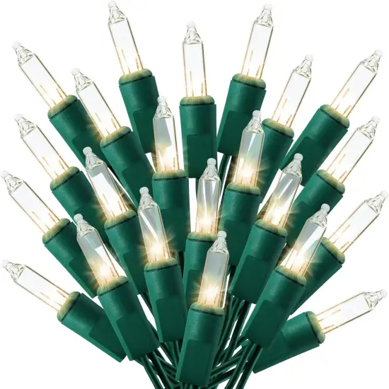 21FT White Christmas String Lights - 100 Count {1}