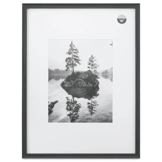 Blick Theo Frame with Mat - Charcoal, 18" x 24" {1}