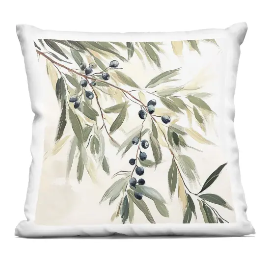 Stupell Industries Olive Petals in Pastel Indoor Pillow, 18 x 7 x 18 {1}