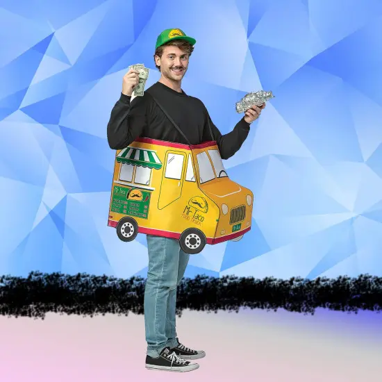 Mr. Taco Food Truck Adult Costume Tunic for Funny Foodie Halloween Outfit {2}