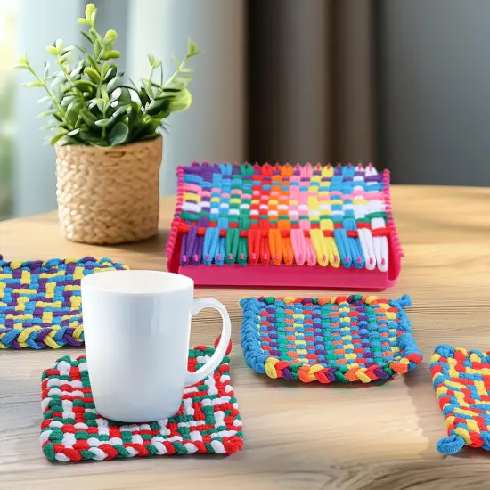 DIY Weaving Loom Craft Kit for Kids Adults {5}