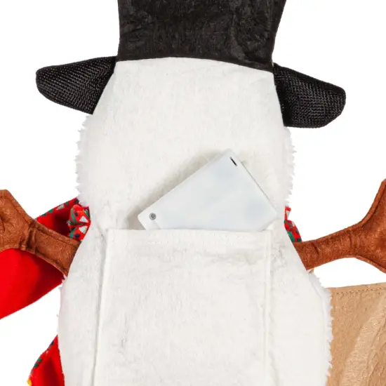 Christmas Musical Lit Snowman Door Decoration {3}