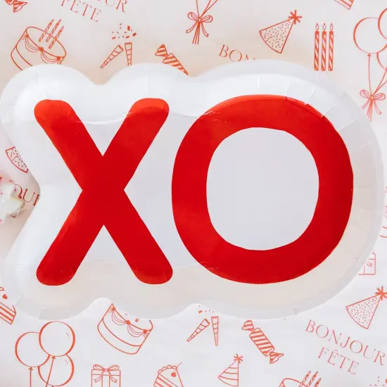 XO VALENTINE'S DAY PLATES {5}