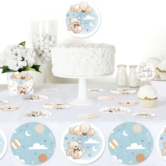 Big Dot of Happiness We Can Bearly Wait - Teddy Bear Baby Shower Giant Circle Confetti - Party Decorations - Large Confetti 27 Count {5}