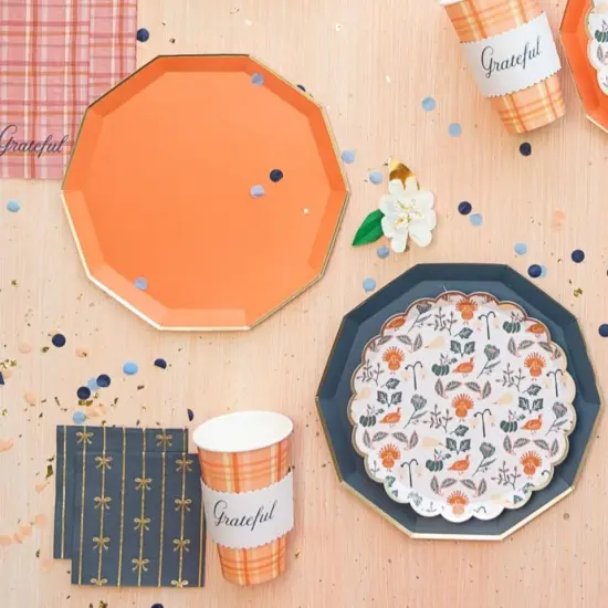 MIDNIGHT BLUE SIGNATURE BOW SMALL NAPKINS {3}