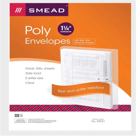 1 1/4 Inch Expansion Poly Envelope {3}