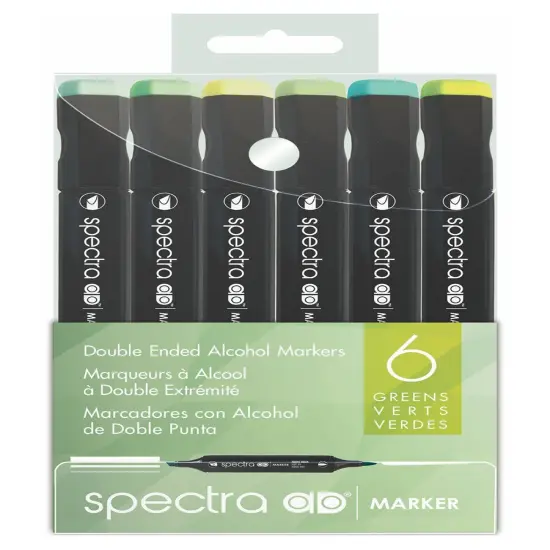 Spectra AD&reg; Marker Sets, 6 Colors Green {1}