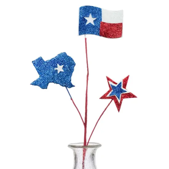 25" Texas Patriotic Pick {1}