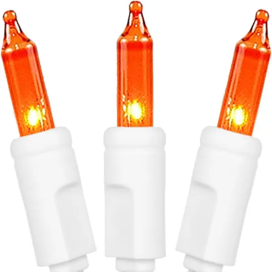 11 Feet 50 Bulb Incandescent Mini Light String {3}