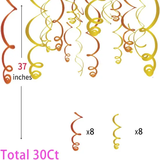 Fall Thanksgiving Party Hanging Decorations - 30Ct {5}