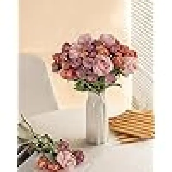 Artificial Vintage Roses Fake Silk Rose Flowers {4}