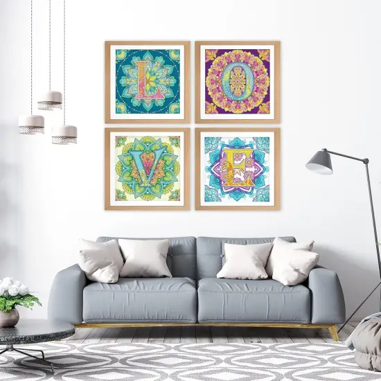 4 Pieces Special Shaped Diamond Painting Kits {5}