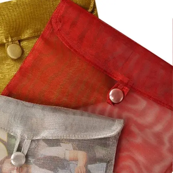 Sophisticated 8" x 5.5" Fabric Gift Envelopes with Luxurious Finish {4}